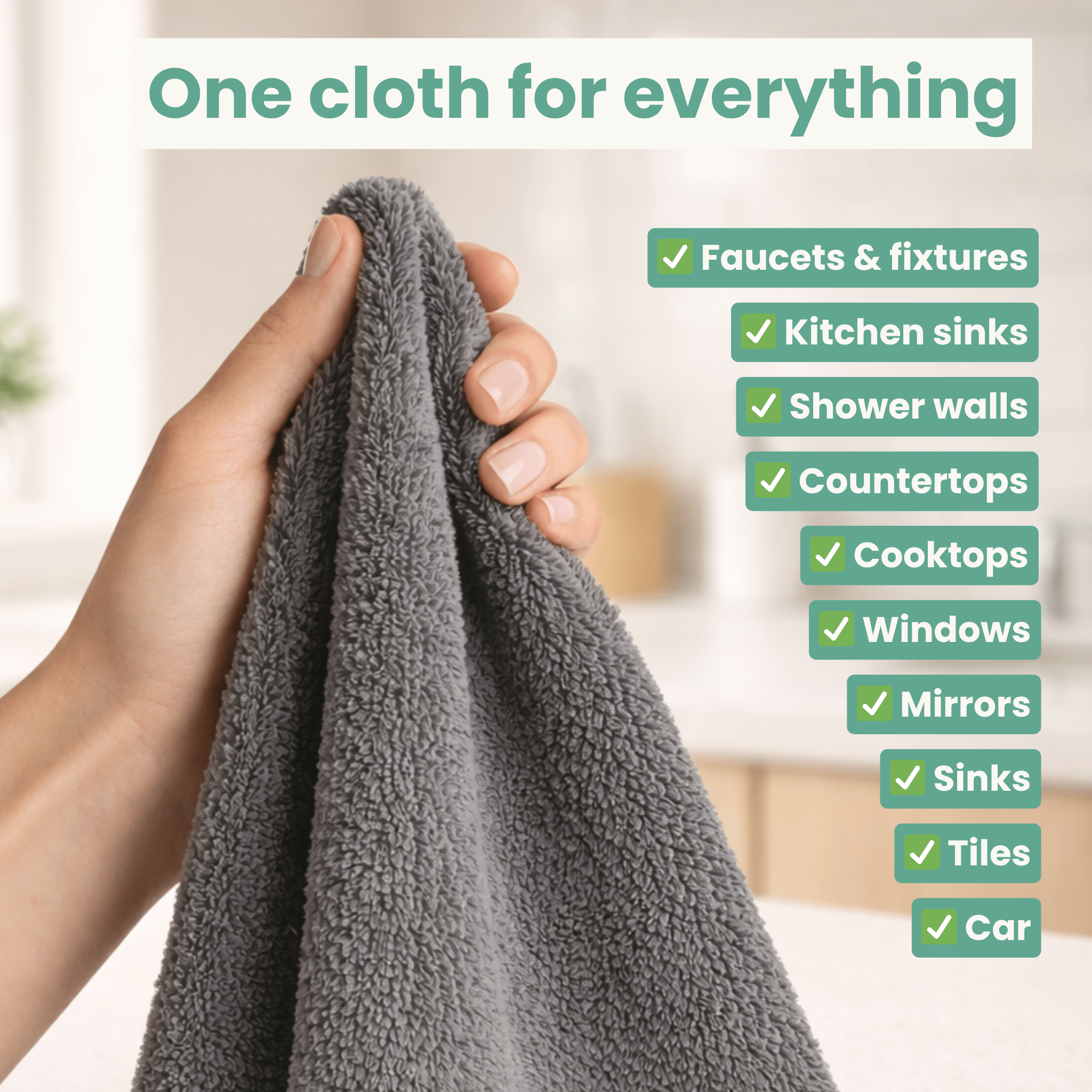 WipeIt XL – Streak - Free Clean, No Chemicals Needed - BagIt
